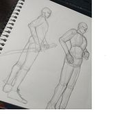 Meu projeto do curso: Desenho anatômico para principiantes. Fine Arts, Sketching, Pencil Drawing, Drawing, Realistic Drawing, and Figure Drawing project by Vitor Rafael - 05.16.2021