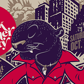 The Black Panther Party. Un proyecto de Ilustración tradicional de Rubens Scarelli - 08.08.2012