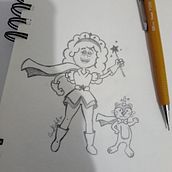 Mi Proyecto del curso: Introducción a la creación de personajes estilo cartoon. Een project van Traditionele illustratie, Ontwerp van personages y  Tekening van Carolini Costelini - 17.05.2021