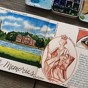 Travel Memories from London - My project in Watercolor Travel Journal course . Traditional illustration, Watercolor Painting, Architectural Illustration, and Sketchbook project by Valentina Stella - 05.18.2021