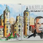 Mein Kursprojekt: Aquarellsketching: Drück deine Ideen aus . Traditional illustration, Sketching, Creativit, Drawing, Watercolor Painting, and Sketchbook project by Edwin Briebrecher - 05.18.2021