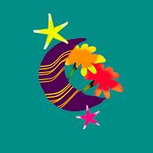 Jardim tropical. Digital Illustration, and Botanical Illustration project by Clauds Carvalho - 05.18.2021