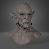 Goblin bust Ein Projekt aus dem Bereich 3D und Design von Figuren von Pelayo Martín Fernández - 10.03.2021