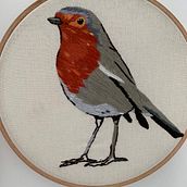 Mi Proyecto del curso: Pintar con hilo: técnicas de ilustración textil. Bordado projeto de luisferba18 - 15.05.2021