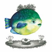 Pequeñas Criaturas Marinas. Traditional illustration, Design, Fine Arts, Painting, Pencil Drawing, Drawing, and Concept Art project by César Caycho - 05.19.2021
