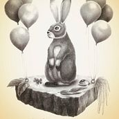 Las Balsas Intergalácticas. Design, Traditional illustration, Fine Arts, Painting, Artistic Drawing, and Realistic Drawing project by César Caycho - 05.19.2021