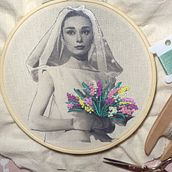 Bordado sobre fotografía . Un proyecto de Bordado de Evelyn Tapia Martínez - 16.05.2021