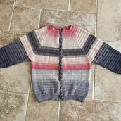 Cardigan Ceniza y Fuego. Fashion Design, Fiber Arts, DIY, and Crochet project by lfmunozor - 05.19.2021