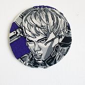 First Punch Needle Portrait of Valkyrie from Apex Legends. Un progetto di Ricamo di Liz Kaneda - 19.05.2021