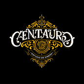 Lettering ornamental para Estudio Centauro. Un progetto di Lettering, Lettering digitale, Tipografia, Design di loghi e Illustrazione vettoriale di Lucas Merino Paves - 06.05.2021