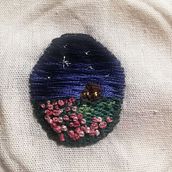 Mi Proyecto del curso: Técnicas de bordado en miniatura. Embroider project by Sarita C. Garcia - 05.20.2021