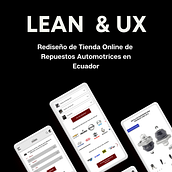 Proyecto Diseño de producto digital con Lean y UX - Rediseño Ecommerce. Un progetto di UX / UI, Web design, Design per smartphone e Design digitale di Andrea Domínguez - 11.05.2021