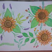 Un poco de acuarela. Projekt z dziedziny Trad, c, jna ilustracja, Kreat, wność i Malowanie akwarelą użytkownika Andrea Román Ortiz - 19.05.2021