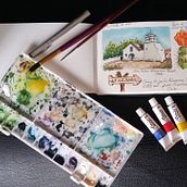 Mi Proyecto del curso: Cuaderno de viaje en acuarela. Sketchbook, Traditional illustration, Watercolor Painting, and Architectural Illustration project by Roberto Pleitez - 05.16.2021