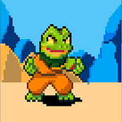 Mi Proyecto del curso: Animación de personajes en pixel art para videojuegos . Un progetto di Animazione di personaggi, Videogiochi, Pixel art e Sviluppo di videogiochi di Kevin Nevares - 19.05.2021