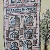Amei esse curso! Já comprei o livro... Tudo é working in progress... mas postei mesmo assim :D. Traditional illustration, Sketching, Creativit, Drawing, Watercolor Painting, and Sketchbook project by Sylvia Meireles - 04.30.2021