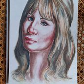 Il mio progetto del corso: Ritratto artistico ad acquerello. Fine Arts, Painting, Watercolor Painting, and Portrait Drawing project by Lucia Febronia Accordino - 05.21.2021