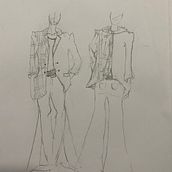 Mi Proyecto del curso: Introducción al diseño de moda. Een project van Traditionele illustratie y  Modeontwerp van Claudia Aranda - 21.05.2021