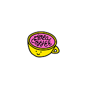 Hola Coffee. Br, ing, Identit, and Traditional illustration project by Miriam Muñoz - 05.23.2021