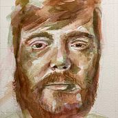 My project in Artistic Portrait with Watercolors course. Fine Arts, Painting, Watercolor Painting, and Portrait Drawing project by mkahn72 - 05.23.2021
