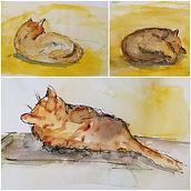 Mein Kursprojekt: Illustrationstechniken, um die Kreativität zu deblockieren. Un projet de Design , Illustration traditionnelle, Beaux Arts, Peinture, Créativité, Créativité avec les enfants , et Carnet de croquis de Chri Ste - 24.05.2021