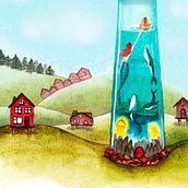 My project in Watercolor Techniques for Dreamlike Illustrations course. Traditional illustration, Drawing, Watercolor Painting, and Editorial Illustration project by Natalia Blackthorn - 05.22.2021
