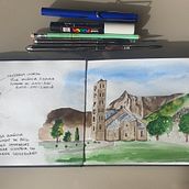 Mi Proyecto del curso: Cuaderno de viaje en acuarela. Un proyecto de Ilustración tradicional, Pintura a la acuarela, Ilustración arquitectónica y Sketchbook de susana1975 - 24.05.2021