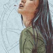 ASTROLABIO . Projekt z dziedziny Trad, c, jna ilustracja, Grafika wektorowa, Ilustracja c, frowa i Portret użytkownika Michal Marszal - 23.05.2021