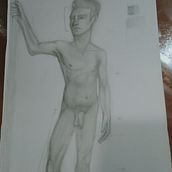 Mi Proyecto del curso: Dibujo realista de la figura humana. Traditional illustration, Fine Arts, Sketching, Pencil Drawing, Drawing, Realistic Drawing, and Figure Drawing project by mathias zapata - 05.24.2021