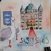 My project in Artistic Watercolor Sketching: Dare to Express Your Ideas course. Un proyecto de Ilustración tradicional, Bocetado, Creatividad, Dibujo, Pintura a la acuarela y Sketchbook de Martine - 25.05.2021