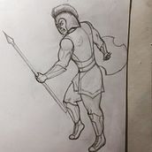 Mi Proyecto del curso: Ilustración para cómics: anatomía de un superhéroe. Traditional illustration, Character Design, Comic, Pencil Drawing, and Figure Drawing project by Diegol Jaramillo - 05.24.2021