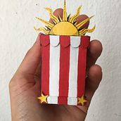 Miniature Circus. Arts, and Crafts project by Julia Trumper - 05.26.2021