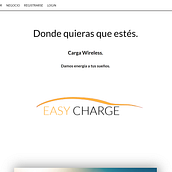 Proyecto Easy Charge. Un proyecto de Desarrollo Web y Diseño Web de Javier Segovia - 20.03.2021