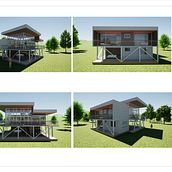Mi Proyecto del curso: Diseño y modelado arquitectónico 3D con Revit. Un projet de 3D, Architecture, Architecture d'intérieur, Modélisation 3D, Architecture numérique , et ArchVIZ de Camilo Guzman - 16.05.2021