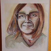 Mein Kursprojekt: Artistische Aquarellporträts. Un projet de Beaux Arts, Peinture, Aquarelle , et Dessin de portrait de grazyna_swakowska_kaehlig - 25.05.2021