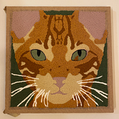 My second after doing project in Punch Needle XL Embroidery course . % Sara Cunha tarafından hazırlanan Nakış projesi - 05.28.2021