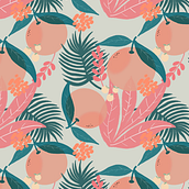 Mi Proyecto del curso: Creación de marca basada en tus propios estampados. Un progetto di Illustrazione tradizionale, Br, ing, Br, identit, Graphic design, Pattern design, Fashion design e Illustrazione botanica di Daniela Monsalve Velez - 26.05.2021