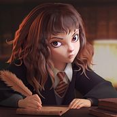 Hermione. 3D project by Eduardo Gala - 02.09.2021