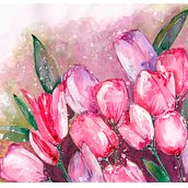 Mi Proyecto del curso: Técnicas de acuarela en negativo para ilustración botánica. Traditional illustration, Watercolor Painting, and Botanical Illustration project by Beatriz Collado - 05.28.2021