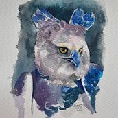 Mi Proyecto del curso: Acuarela artística para ilustración de aves. Traditional illustration, Watercolor Painting, Realistic Drawing, and Naturalistic Illustration project by Isabel Cristina Rengifo T. - 05.28.2021
