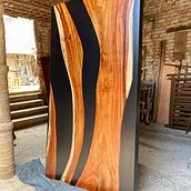 Cubierta Pantera (Para Mesa De Comedor En Resina Epoxi y Madera). Arts, Crafts, Design, and Woodworking project by Daniel Lozano Uribe (Boreal Bros) - 11.14.2020