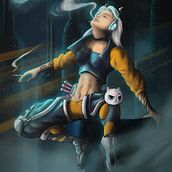 Un "respiro". Un proyecto de Ilustración tradicional, Diseño de personajes, Ilustración digital, Diseño de juegos, Cómic, Cine, Arte urbano, Creatividad, Videojuegos y Concept Art de Sergio BARRASA - 29.05.2021