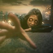 Zombiegirl. Photographic Composition project by Glenn Mathisen - 05.23.2021