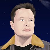 My project in Digital Techniques for Illustrated Portraits course. Traditional illustration, Digital Illustration, and Digital Painting project by Adam Bouras - 05.29.2021