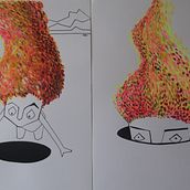 Mi Proyecto del curso: Ilustración con pintura y técnica mixta Ein Projekt aus dem Bereich Bildende Künste, Malerei, Malerei mit Acr, l, Ölmalerei und Traditionelle Illustration von Ivana Alan - 29.05.2021