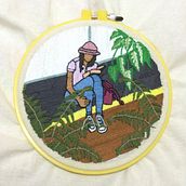 Mi Proyecto del curso: Introducción al bordado botánico. Embroider project by Veronika Black - 05.27.2021
