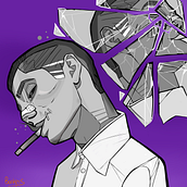 " Where is my mind. ". Traditional illustration project by Kieran Paulsen - 01.23.2021