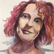 Mi Proyecto del curso: Cuaderno de retratos en acuarela. Un projet de Peinture, Aquarelle, Dessin de portrait , et Carnet de croquis de Vicky Long - 30.05.2021