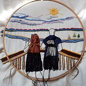 Mis hijos de paseo. Ein Projekt aus dem Bereich Erweiterungsentwicklung, Design von Garderoben, Stickerei und Farbenlehre von virginia_castillo - 30.05.2021