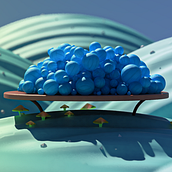 Surreal_3dScene. 3D, 3D Modeling, 3D Design, and 3D Animation project by Gabriel - 05.30.2021